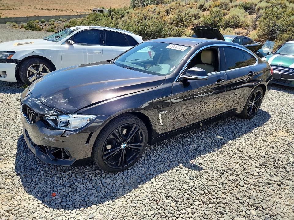 2017 BMW 4er VIN WBA4F9C36HG812736 COPART salvage auction — FRONT END, Nv - Salvage Title, sold $5,800 on 2026-07-16 (photo 1)