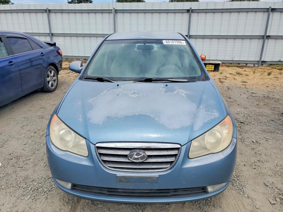 2007 Hyundai Elantra VIN KMHDU46D17U262454 COPART salvage auction — REAR END, CA - SALVAGE CERTIFICATE, sold $225 on 2026-07-21 (photo 5)