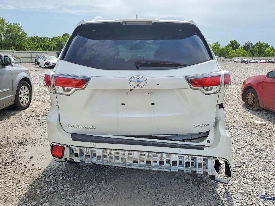 2015 Toyota Highlander VIN 5TDYKRFH4FS093819 COPART salvage auction — SIDE, Al - Cert Of Title-Salvage Title, sold $250 on 2026-07-28 (photo 6)