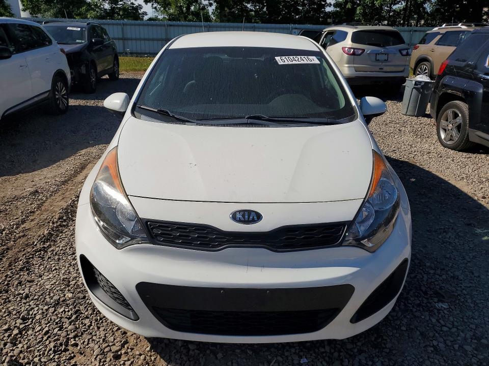 2014 Kia Rio VIN KNADM5A3XE6413654 COPART salvage auction — MINOR DENT/SCRATCHES, Ny - Certificate Of Title, sold $400 on 2026-07-29 (photo 5)