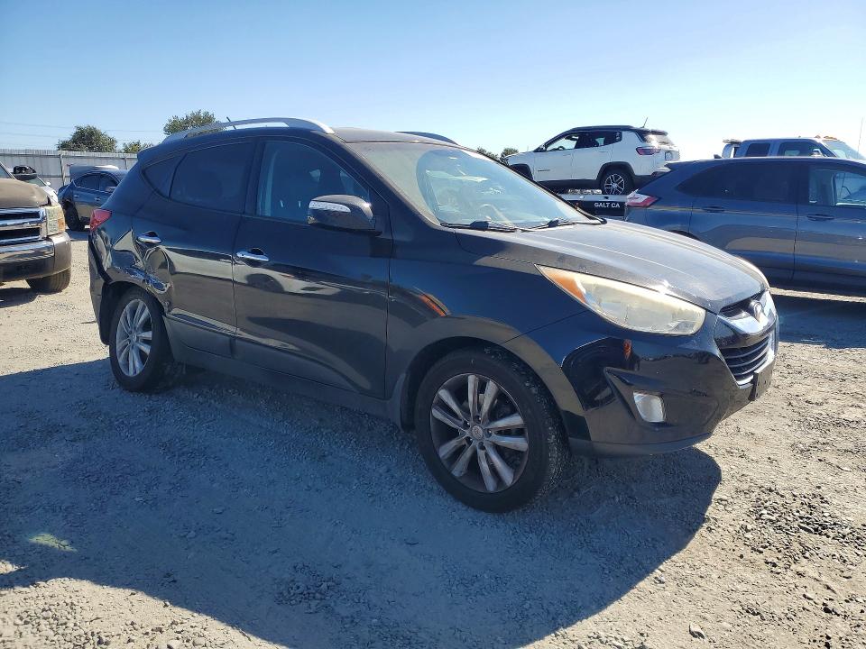 2013 Hyundai Tucson VIN KM8JU3AC9DU659949 COPART salvage auction — REAR END, CA - SALVAGE CERTIFICATE, sold $1,400 on 2026-07-14 (photo 4)