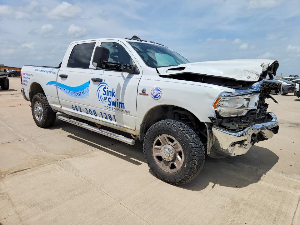 2020 Ram 2500 VIN 3C6UR5CL6LG197340 COPART salvage auction — FRONT END, Tx - Salvage Vehicle Title, sold $3,200 on 2026-07-23 (photo 4)