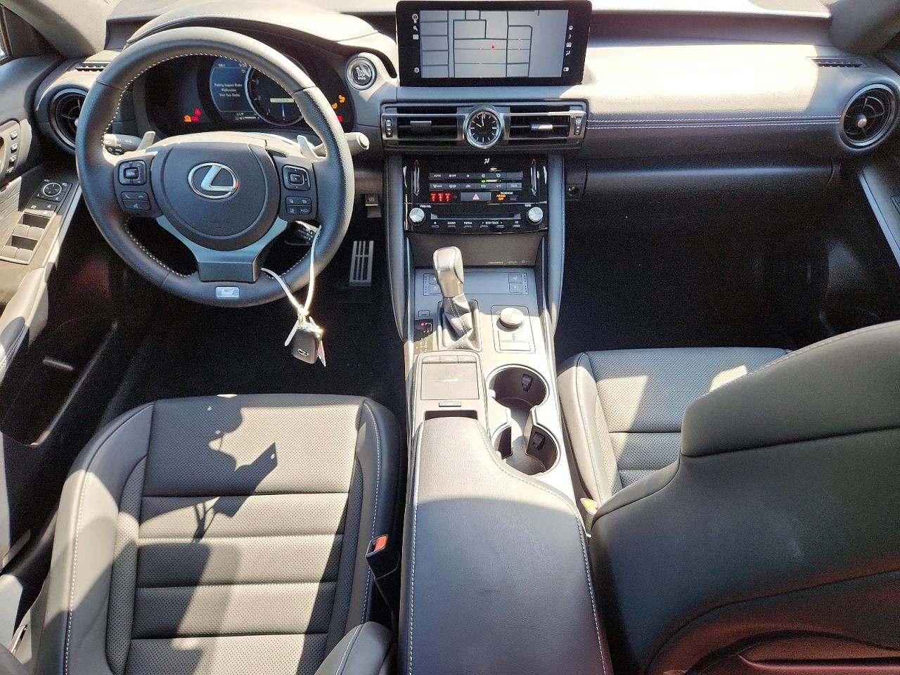 2025 Lexus Is VIN JTHGZ1B2XS5087550 COPART salvage auction — Rear End, Sc - Salvage Title, sold $19,200 on 2026-09-24 (photo 8)