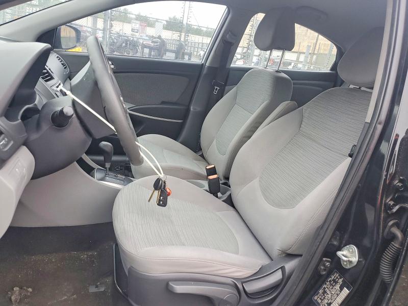 2016 Hyundai Accent VIN KMHCT4AE5GU952674 COPART salvage auction — REAR END, Md - Cert Of Title-Rebuilt Salvage, sold $575 on 2026-07-11 (photo 7)