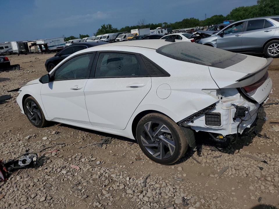 2025 Hyundai Elantra VIN KMHLM4DJ2SU166684 COPART salvage auction — REAR END, OH - CERTIFICATE OF TITLE (P), sold $13,200 on 2026-07-27 (photo 2)