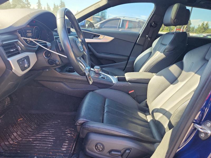 2018 Audi A4 VIN WA19NAF46JA051839 COPART salvage auction — REAR END, Wa - Bill Of Sale, sold $8,000 on 2026-07-14 (photo 7)