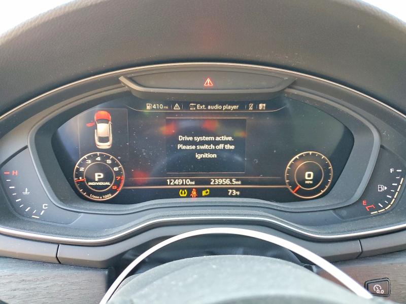 2018 Audi A5 VIN WAUBNCF58JA048420 COPART salvage auction — FRONT END, Wa - Bill Of Sale, sold $3,050 on 2026-07-31 (photo 9)