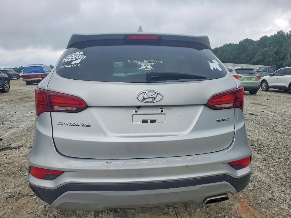 2018 Hyundai Santa fe VIN 5XYZU3LBXJG562221 COPART salvage auction — REAR END, GA - CERT OF TITLE-COURT ORDER, sold $3,200 on 2026-07-22 (photo 6)