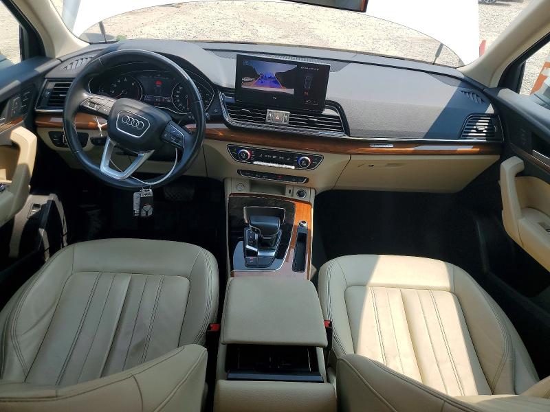 2021 Audi Q5 VIN WA1AAAFY0M2117943 COPART salvage auction — REAR END, Salvage Title, sold $6,700 on 2026-07-22 (photo 8)