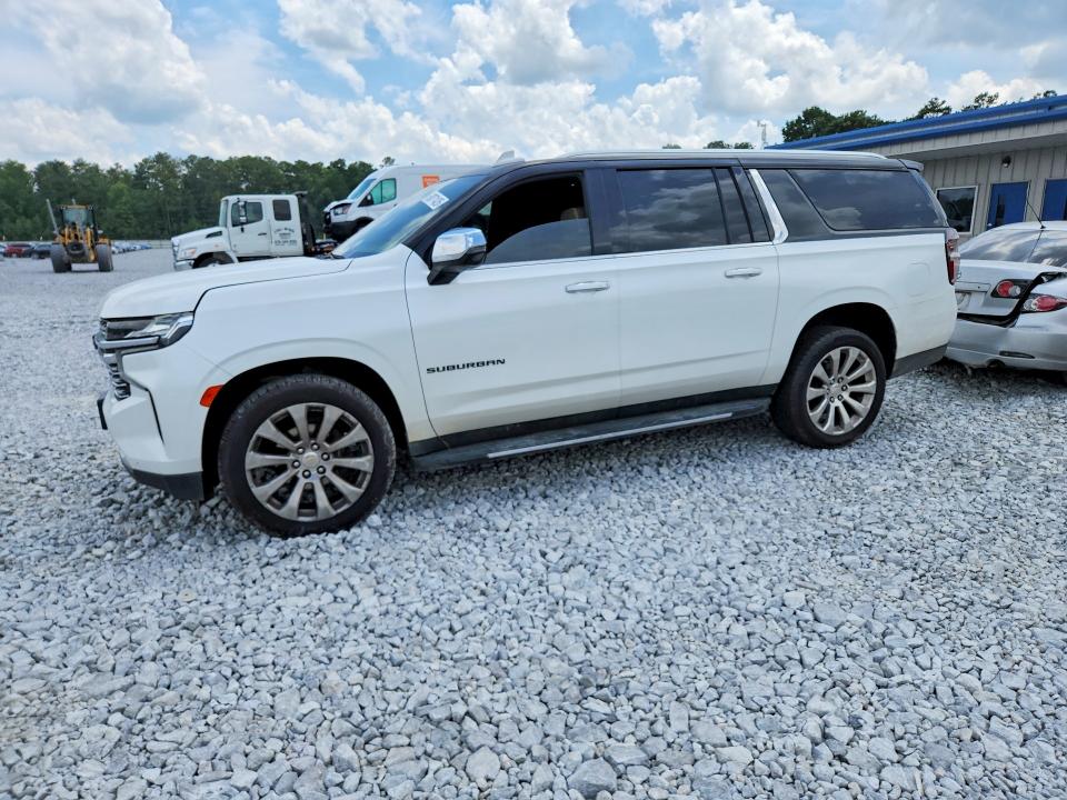 2021 Chevrolet Suburban VIN 1GNSCFKD4MR238428 — COPART salvage auction photo