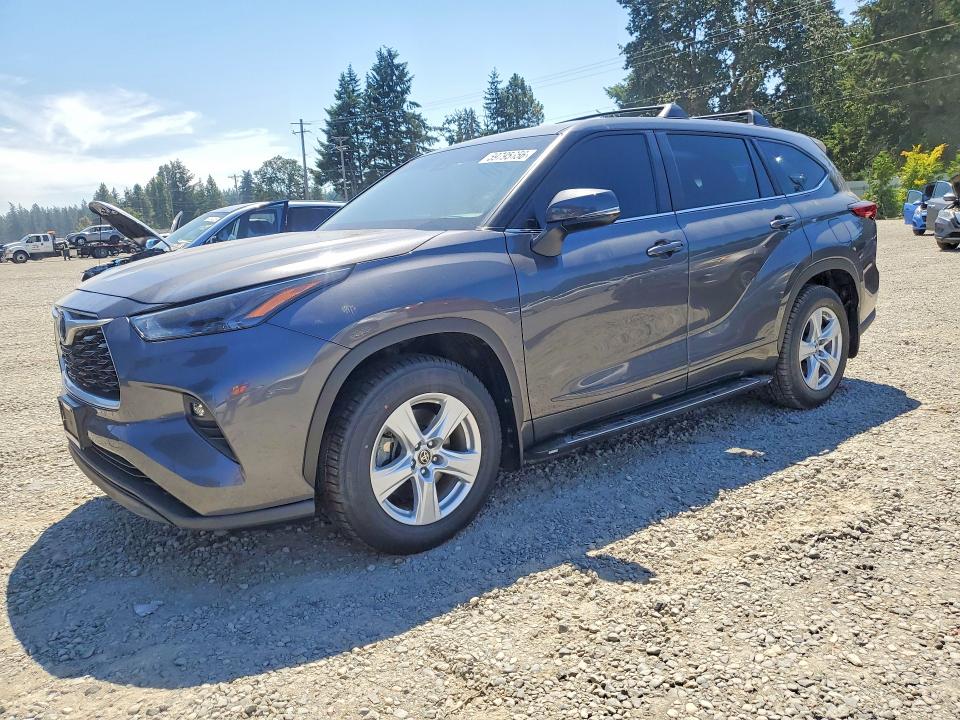 2023 Toyota Highlander VIN 5TDZARAH2PS525632 COPART salvage auction — FRONT END, WA - BILL OF SALE, sold $14,000 on 2026-07-17 (photo 1)