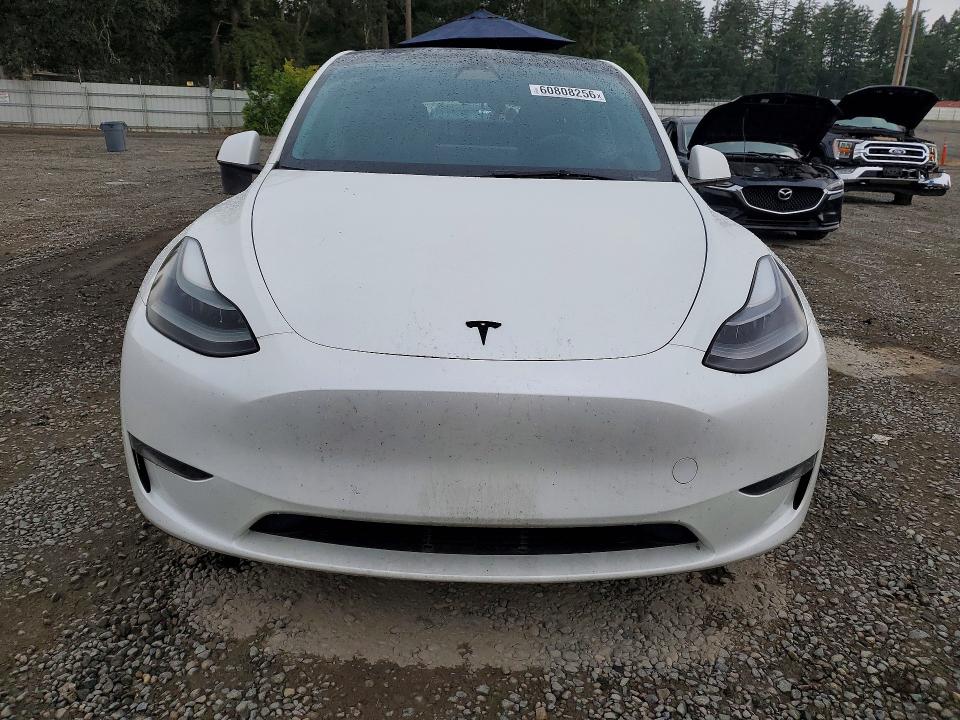 2023 Tesla Model y VIN 7SAYGDEEXPF682572 COPART salvage auction — REAR END, Salvage Title, sold $2,600 on 2026-07-21 (photo 5)