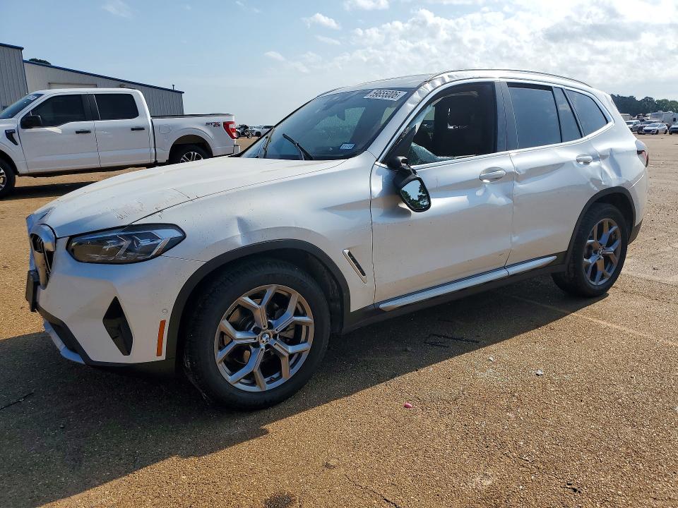 2024 BMW X3 VIN 5UX43DP00R9V22558 COPART salvage auction — ROLLOVER, Tx - Salvage Vehicle Title, sold $7,000 on 2026-07-13 (photo 1)