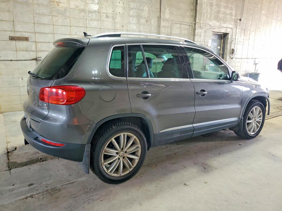 2014 Volkswagen Tiguan VIN WVGBV3AX1EW536530 COPART salvage auction — FRONT END, MN - CERT OF TITLE-PRIOR SALVAGE, sold $525 on 2026-08-06 (photo 3)