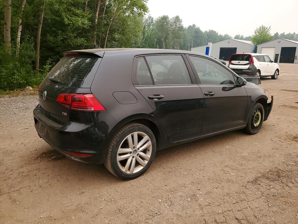 2015 Volkswagen Golf VIN 3VW217AUXFM004768 COPART salvage auction — FRONT END, ON - PERMIT NO BRAND - UNFIT, sold $1,250 on 2026-07-28 (photo 3)
