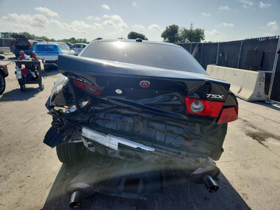 2006 Acura Tsx VIN JH4CL96956C037257 COPART salvage auction — REAR END, FL - CERT OF TITLE SLVG REBUILDABLE, sold $375 on 2026-07-28 (photo 6)