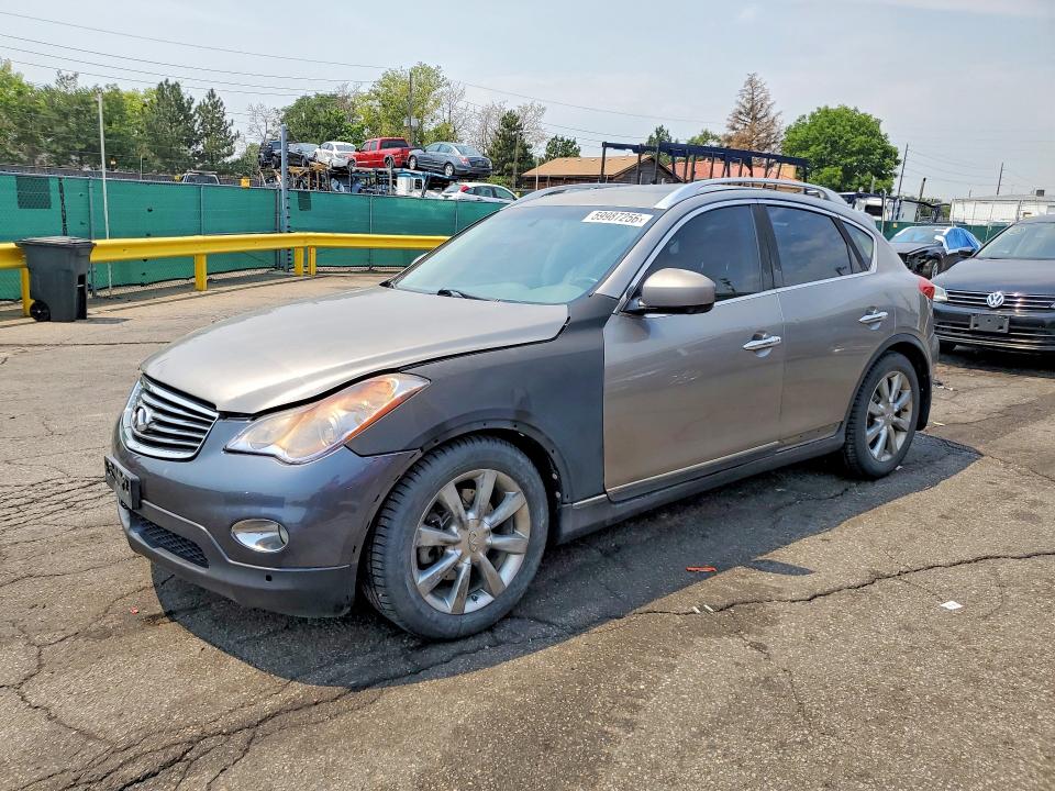 2010 Infiniti Ex35 VIN JN1AJ0HR8AM755284 COPART salvage auction — FRONT END, Co - Dis/Dlr/Exp Only Clean Title, sold $425 on 2026-07-28 (photo 1)
