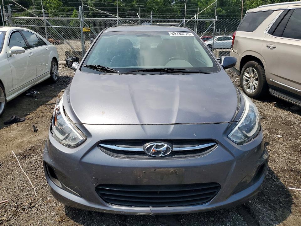 2015 Hyundai Accent VIN KMHCT4AE8FU792403 COPART salvage auction — FRONT END, MD - CERT OF SALVAGE > 75% DAMAGE, sold $750 on 2026-07-30 (photo 5)