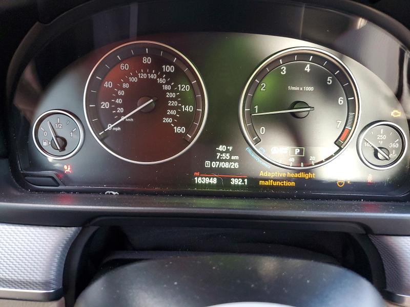 2014 BMW 5er VIN WBA5B1C52ED477636 COPART salvage auction — FRONT END, Salvage Title, sold $200 on 2026-07-31 (photo 9)