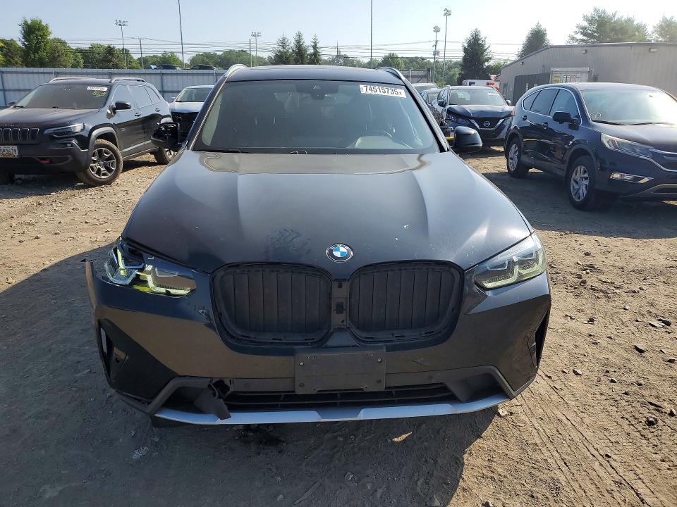 2022 BMW X3 VIN 5UX53DP03N9L40979 COPART salvage auction — FRONT END, Md - Cert Of Salvage > 75% Damage, sold $1,800 on 2026-07-27 (photo 5)
