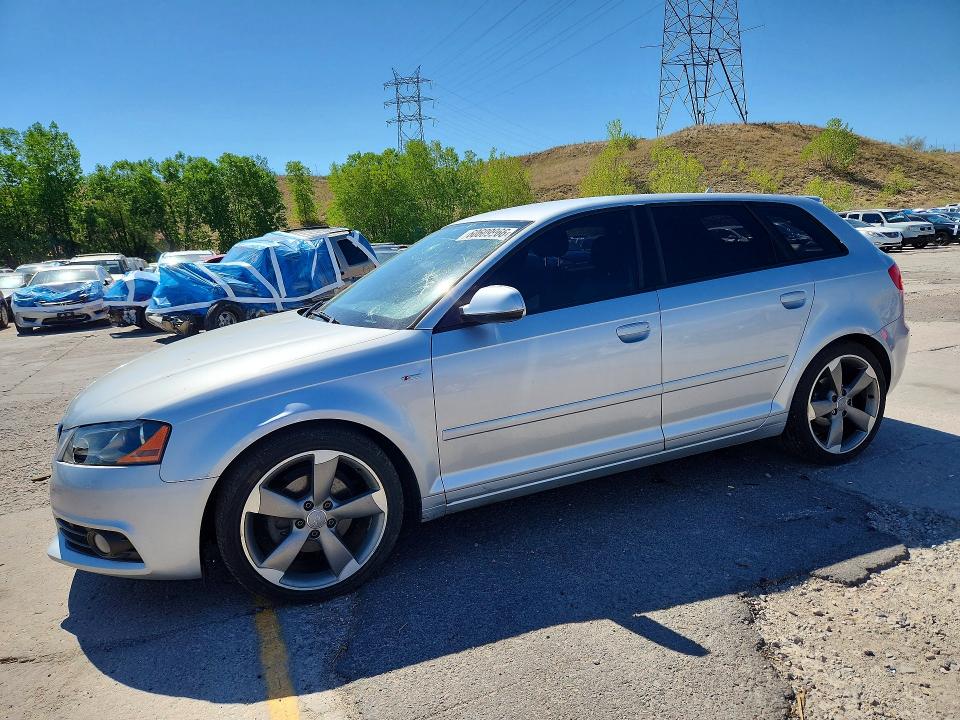 2011 Audi A3 VIN WAUKJAFM8BA007035 COPART salvage auction — HAIL, CO - CERTIFICATE OF TITLE, sold $1,050 on 2026-08-03 (photo 1)