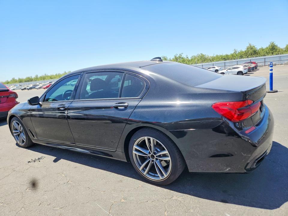 2019 BMW 7er VIN WBA7E2C52KB454421 COPART salvage auction — FRONT END, Ca - Salvage Certificate, sold $10,300 on 2026-08-06 (photo 2)