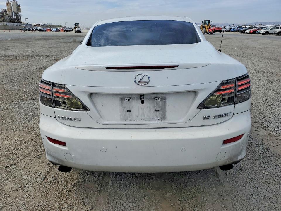 2010 Lexus Is 250c VIN JTHFF2C26A2509385 COPART salvage auction — FRONT END, CA - SALVAGE CERTIFICATE, sold $425 on 2026-07-28 (photo 6)