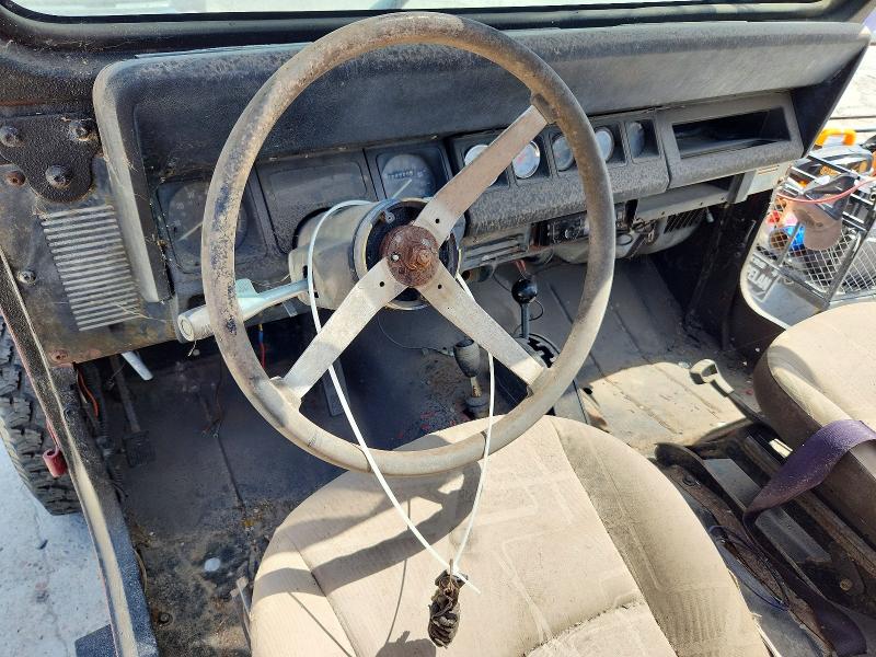 1987 Jeep Wrangler / VIN 2BCCV81J1HB537878 COPART salvage auction — NORMAL WEAR, TX - CERTIFICATE OF TITLE, sold $375 on 2026-08-11 (photo 8)