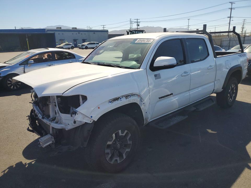 2023 Toyota Tacoma VIN 3TMDZ5BNXPM156194 COPART salvage auction — FRONT END, Ca - Salvage Certificate, sold $13,000 on 2026-08-24 (photo 1)
