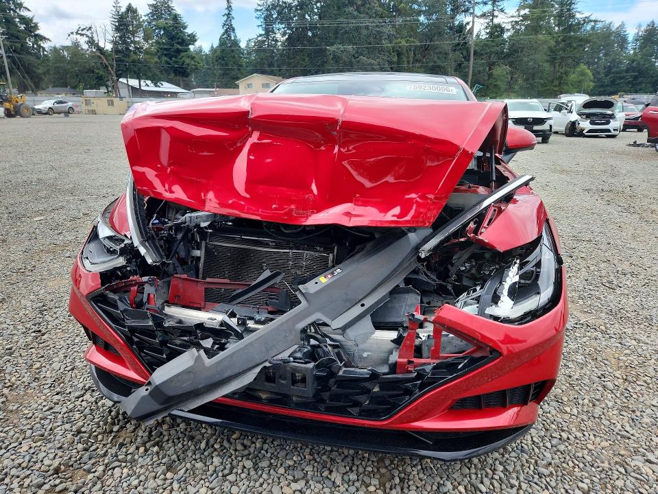 2020 Hyundai Sonata VIN 5NPEH4J2XLH052863 COPART salvage auction — FRONT END, Wa - Bill Of Sale, sold $2,350 on 2026-07-17 (photo 5)