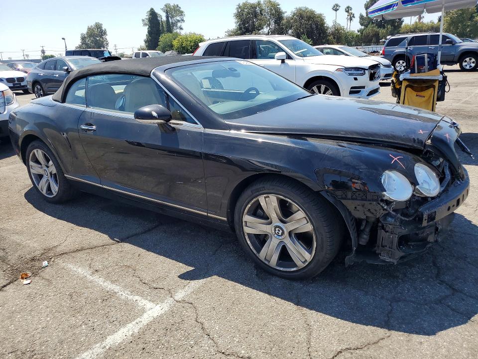 2007 Bentley Continental VIN SCBDR33W77C048809 COPART salvage auction — FRONT END, CA - SALVAGE CERTIFICATE, sold $7,800 on 2026-09-01 (photo 4)