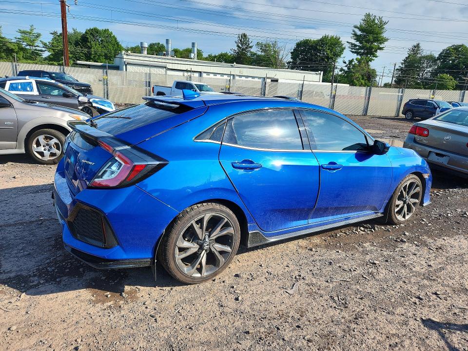 2017 Honda Civic VIN SHHFK7H47HU426171 COPART salvage auction — SIDE, Pa - Certificate Of Salvage, sold $5,975 on 2026-07-29 (photo 3)