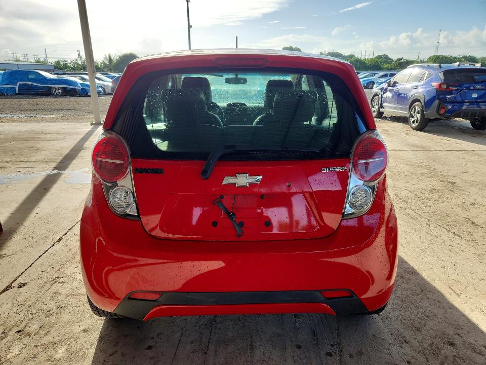 2015 Chevrolet Spark VIN KL8CB6S99FC741348 COPART salvage auction — FRONT END, Fl - Cert Of Title Slvg Rebuildable, sold $950 on 2026-07-15 (photo 6)