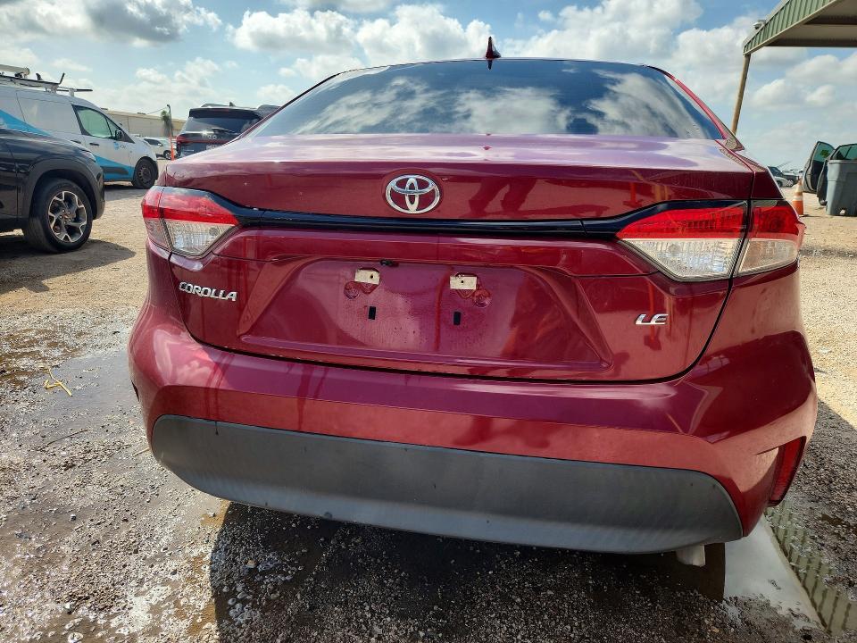 2023 Toyota Corolla VIN 5YFB4MDEXPP031007 COPART salvage auction — FRONT END, TX - CERTIFICATE OF TITLE, sold $11,200 on 2026-08-25 (photo 6)
