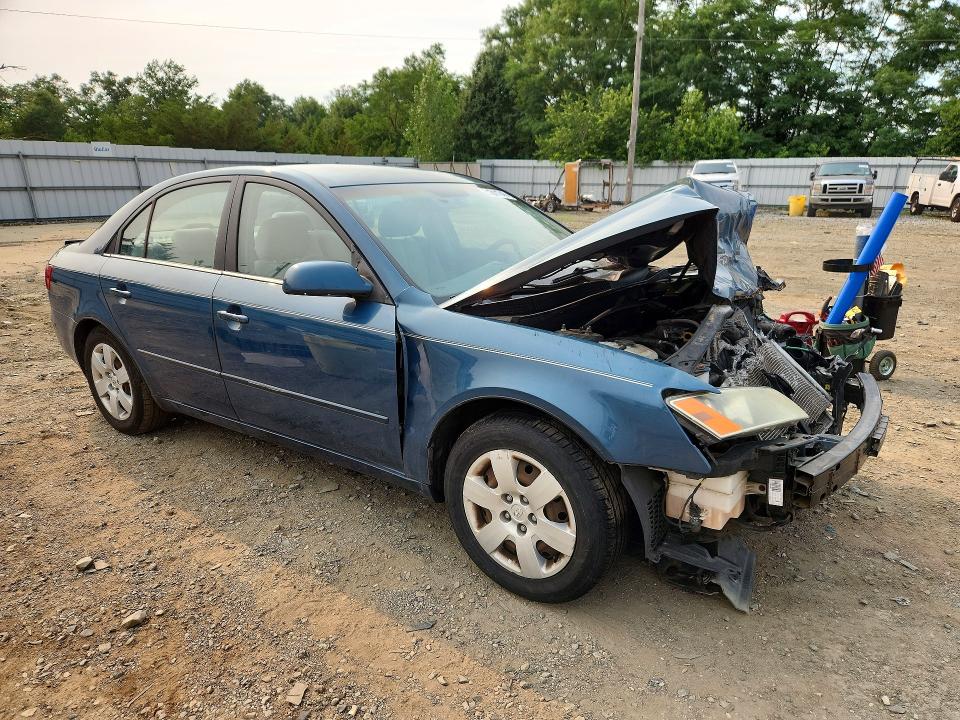 2007 Hyundai Sonata VIN 5NPET46C97H224340 COPART salvage auction — FRONT END, NJ - CERT OF TITLE-SALVAGE (P), sold $225 on 2026-07-27 (photo 4)