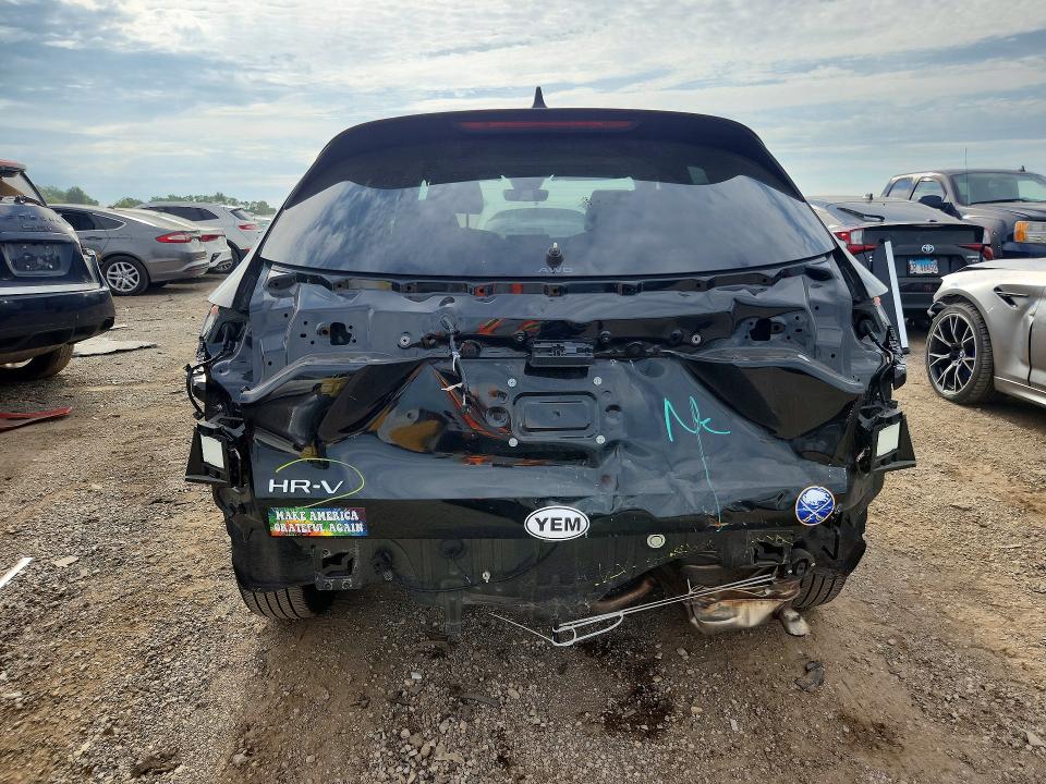 2024 Honda Hr-v VIN 3CZRZ2H7XRM724373 COPART salvage auction — REAR END, Il - Salvage Certificate, sold $9,700 on 2026-08-25 (photo 6)