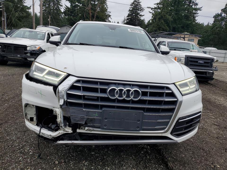 2018 Audi Q5 VIN WA1BNAFY7J2028892 COPART salvage auction — FRONT END, Wa - Bill Of Sale, sold $925 on 2026-07-24 (photo 5)