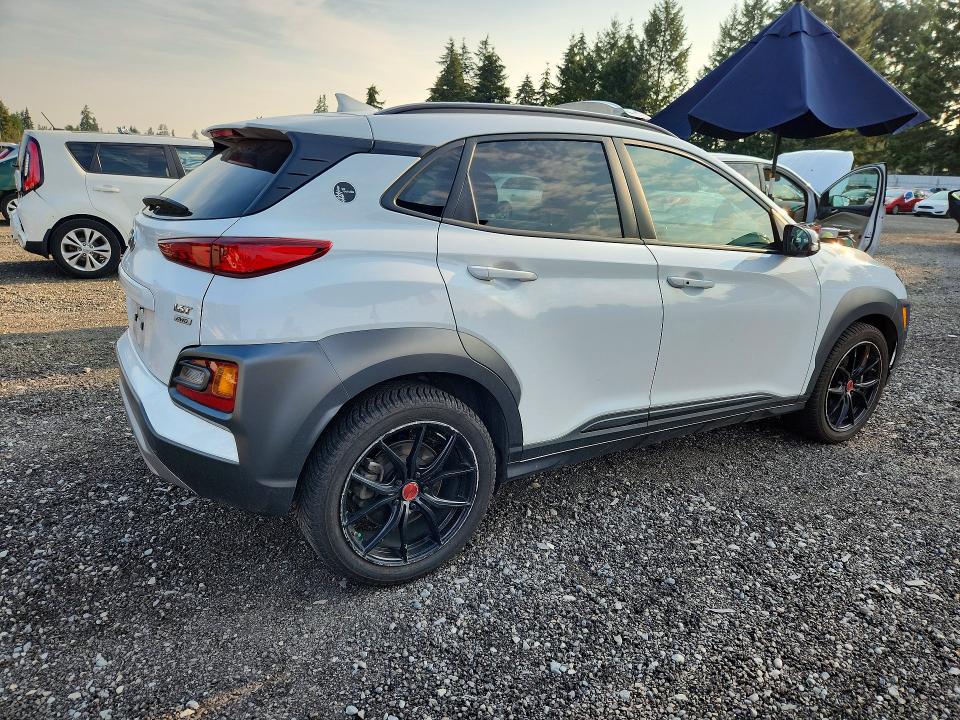 2021 Hyundai Kona VIN KM8K6CA51MU670413 COPART salvage auction — FRONT END, WA - BILL OF SALE, sold $4,750 on 2026-07-31 (photo 3)
