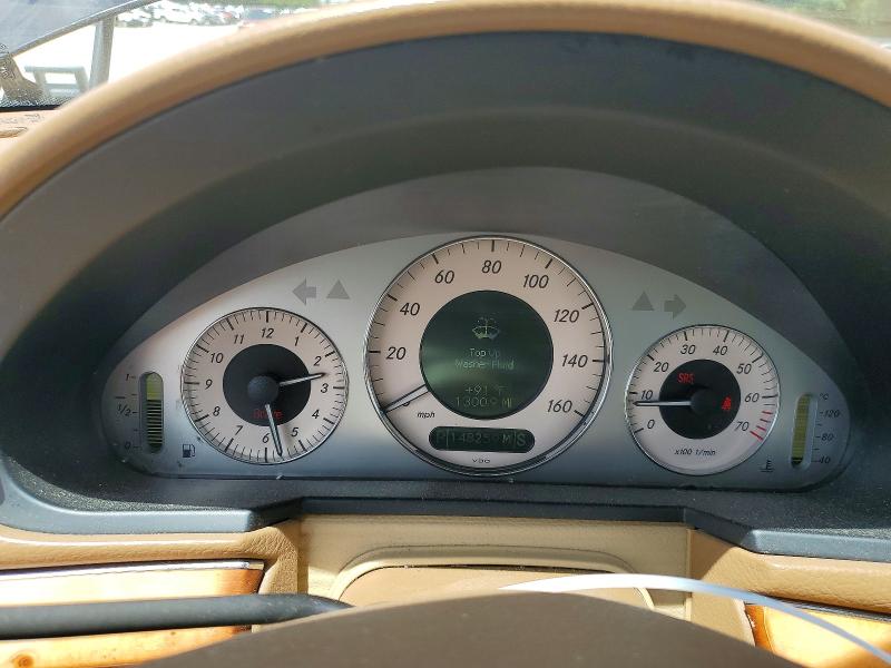 2008 Mercedes-benz E-class VIN WDBUF87X38B187816 COPART salvage auction — UNDERCARRIAGE, MA - CERT OF TITLE-RECONSTRCTD COLL, sold $600 on 2026-07-16 (photo 9)