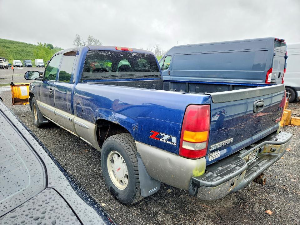 2002 Gmc Sierra 1500 VIN 2GTEK19T421333246 COPART salvage auction — UNDERCARRIAGE, NY - CERTIFICATE OF TITLE, sold $450 on 2026-07-09 (photo 2)