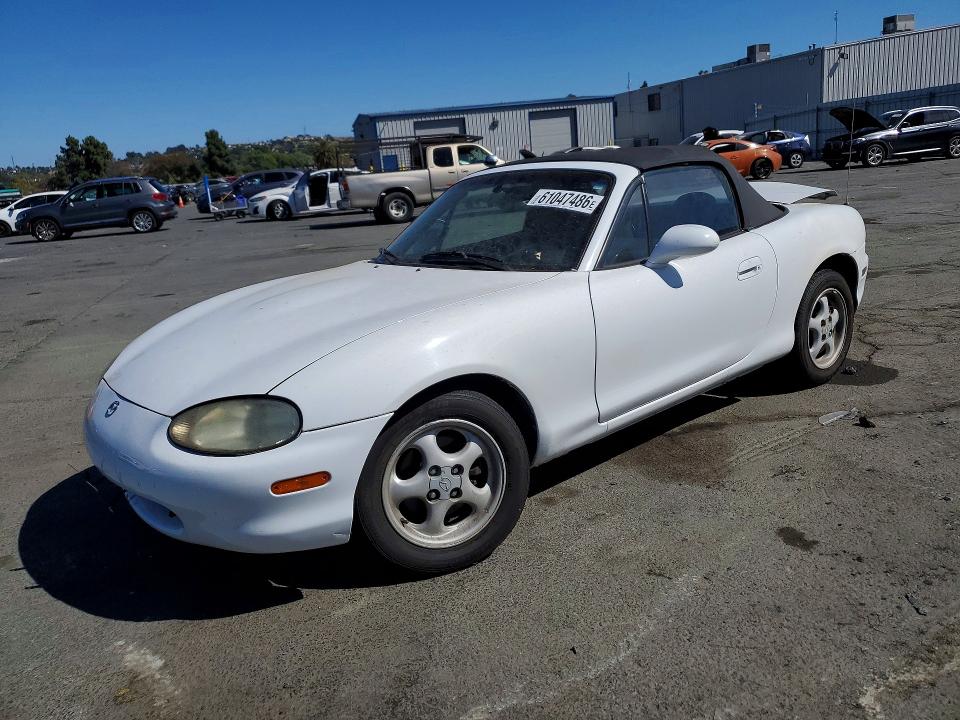 1999 Mazda Mx-5 VIN JM1NB353XX0124629 COPART salvage auction — REAR END, Ca - Salvage Certificate, sold $825 on 2026-07-31 (photo 1)
