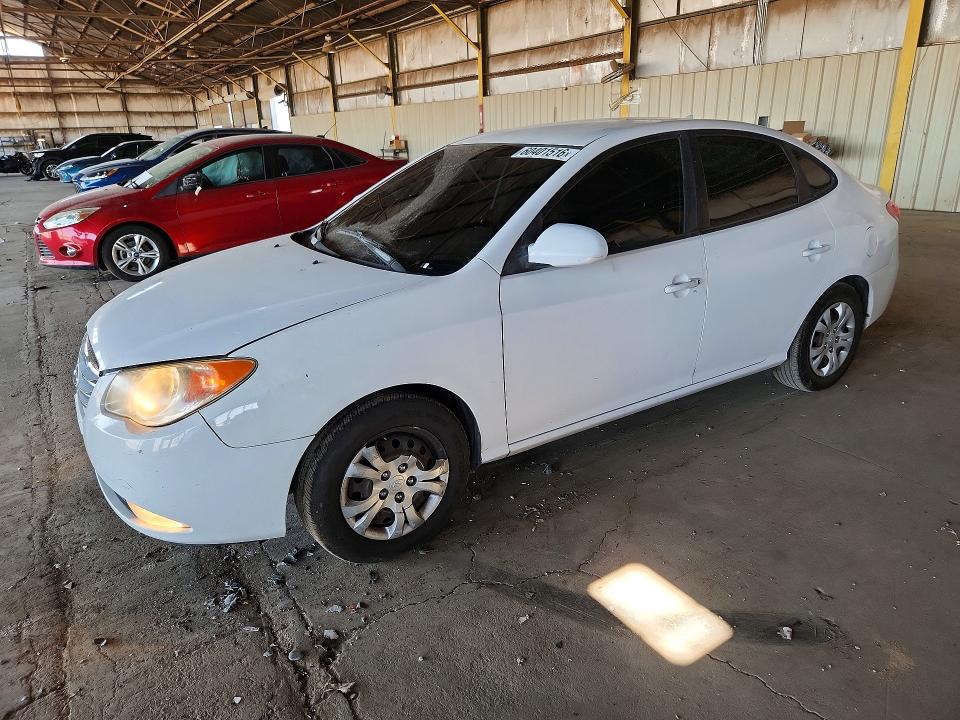 2010 Hyundai Elantra VIN KMHDU4AD9AU856093 COPART salvage auction — MINOR DENT/SCRATCHES, AZ - CERTIFICATE OF TITLE (P), sold $900 on 2026-07-13 (photo 1)