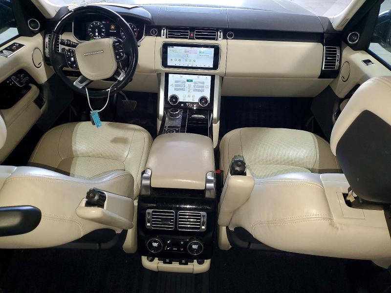 2019 Land rover RANGE ROVER VIN SALGS2SV4KA552748 COPART salvage auction — FRONT END, Ny - Mv-907A Salvage Certificate, sold $3,900 on 2026-07-27 (photo 8)