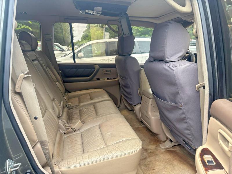 2000 Toyota Land cruiser VIN JT3HT05J0Y0095686 COPART salvage auction — MECHANICAL, Me - Certificate Of Title (P), sold $3,650 on 2026-07-10 (photo 9)
