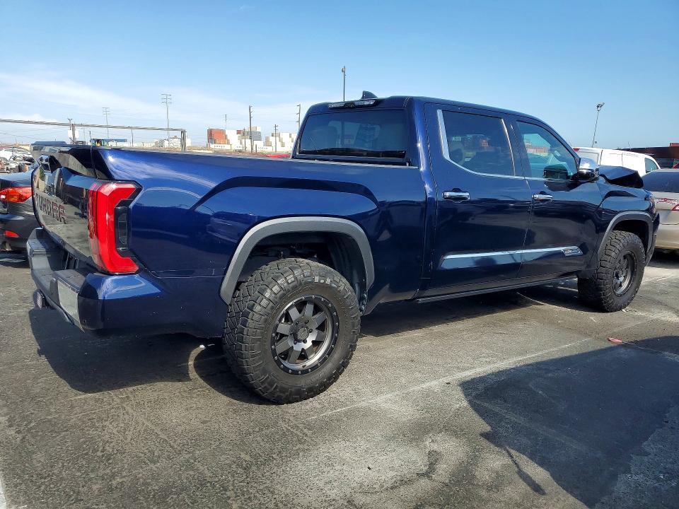 2022 Toyota Tundra VIN 5TFMA5BC9NX001519 COPART salvage auction — FRONT END, Ca - Salvage Certificate, sold $5,300 on 2026-07-22 (photo 3)