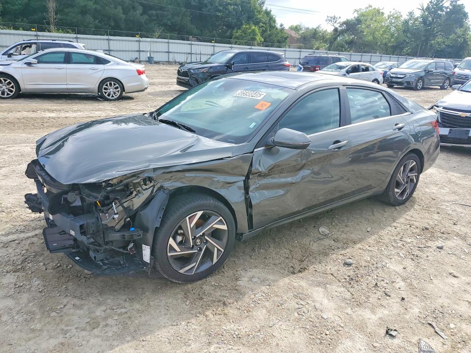 2025 Hyundai Elantra VIN KMHLP4DGXSU983736 COPART salvage auction — FRONT END, Ma - Cert Of Title-Salvage (P), sold $4,600 on 2026-07-15 (photo 1)