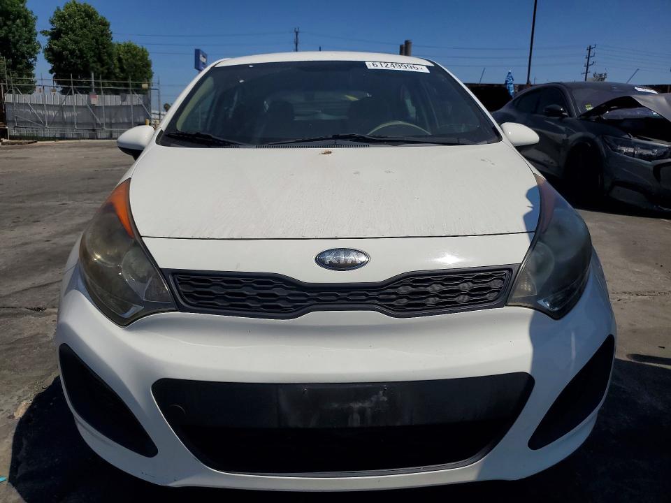 2013 Kia Rio VIN KNADM5A3XD6226297 COPART salvage auction — MECHANICAL, Ca - Dis/Dlr/Exp Only Clean Title, sold $725 on 2026-07-31 (photo 5)