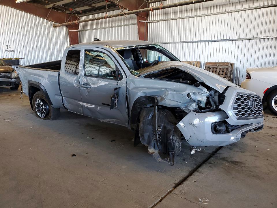 2021 Toyota Tacoma VIN 3TYSZ5AN5MT009452 COPART salvage auction — FRONT END, Ca - Salvage Certificate, sold $5,100 on 2026-07-30 (photo 4)