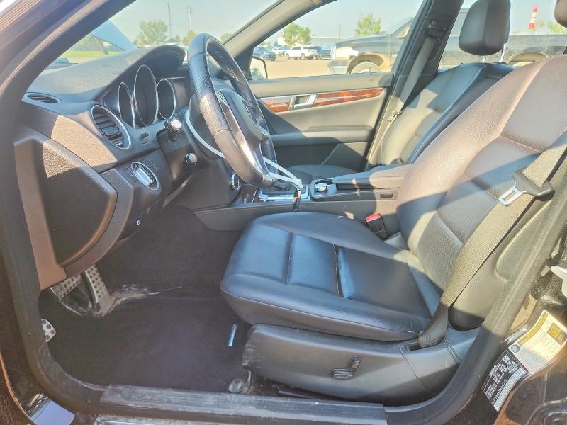 2013 Mercedes-benz C-klasse VIN WDDGF8AB7DA842240 COPART salvage auction — FRONT END, Ab - Bos - Salvage, sold $1,250 on 2026-08-04 (photo 7)