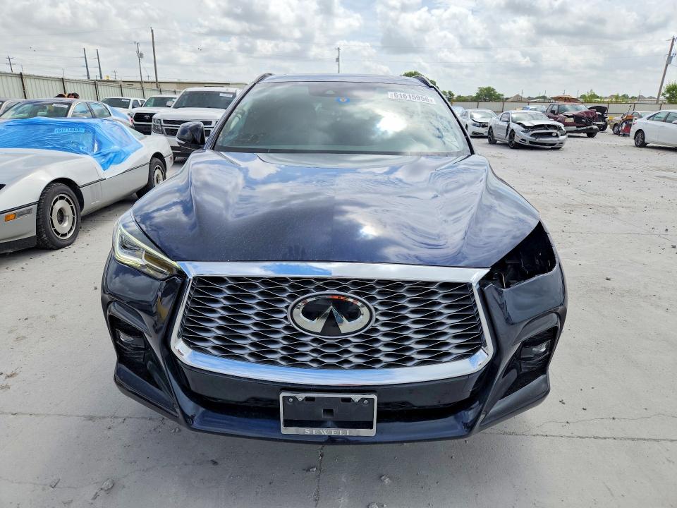 2023 Infiniti Qx55 VIN 3PCAJ5JR6PF115578 COPART salvage auction — SIDE, TX - SALVAGE VEHICLE TITLE (P), sold $7,700 on 2026-08-21 (photo 5)